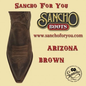 Sancho Boots Arizona Brown. Botas Cowboy